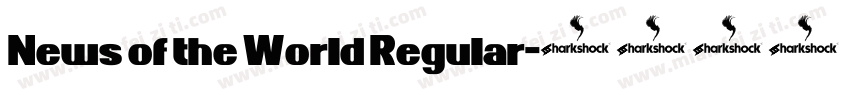 News of the World Regular字体转换